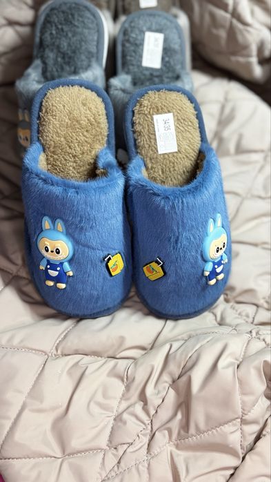 Дитячі капці тапки доя дому змінне взуття доя хлопчика дівчинки 24-35
