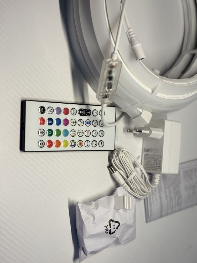 Taśma LED NEON RGB + Biały | 5 metrów