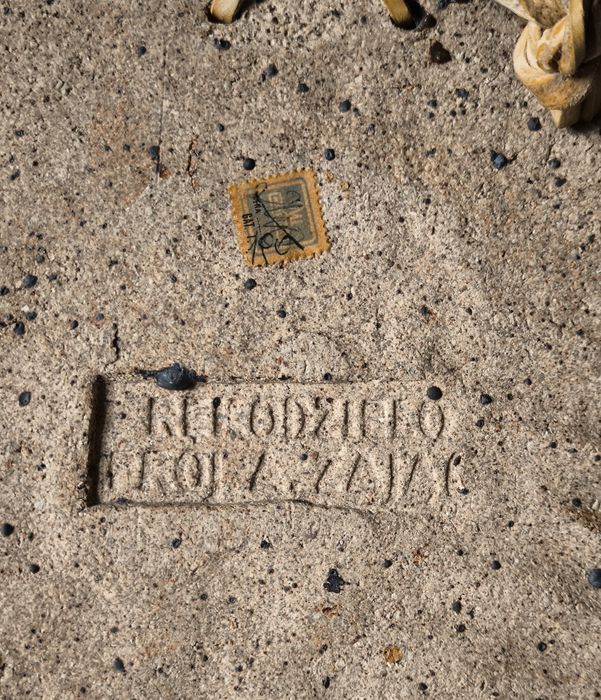 Plakieta Mi sygnowana Mirostowice piekna stara ceramika