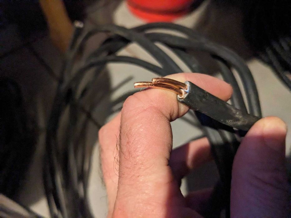 Силовий кабель ВВГнг-LS П 2x4,0 Каблекс-Україна (Одеса) 26м (2*13м)