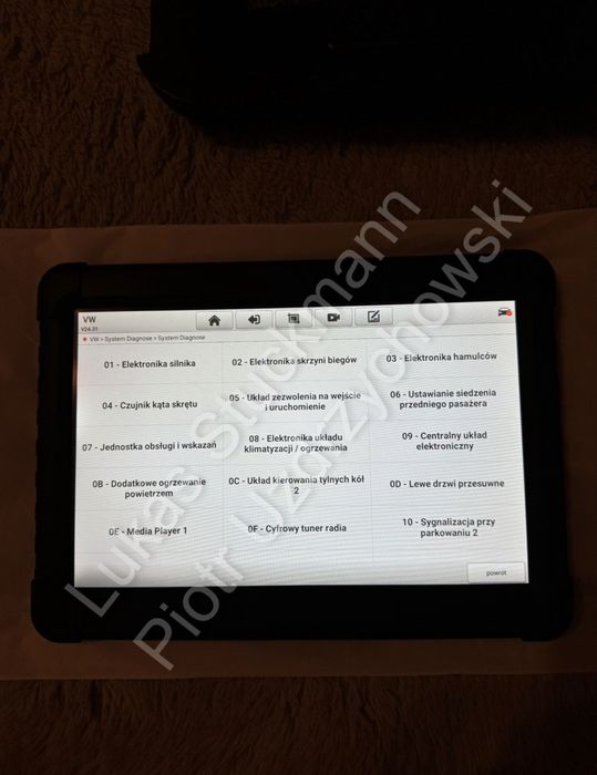 Skaner diagnostyczny tester ancel x6 polskie menu bluetooth vag bmw mb