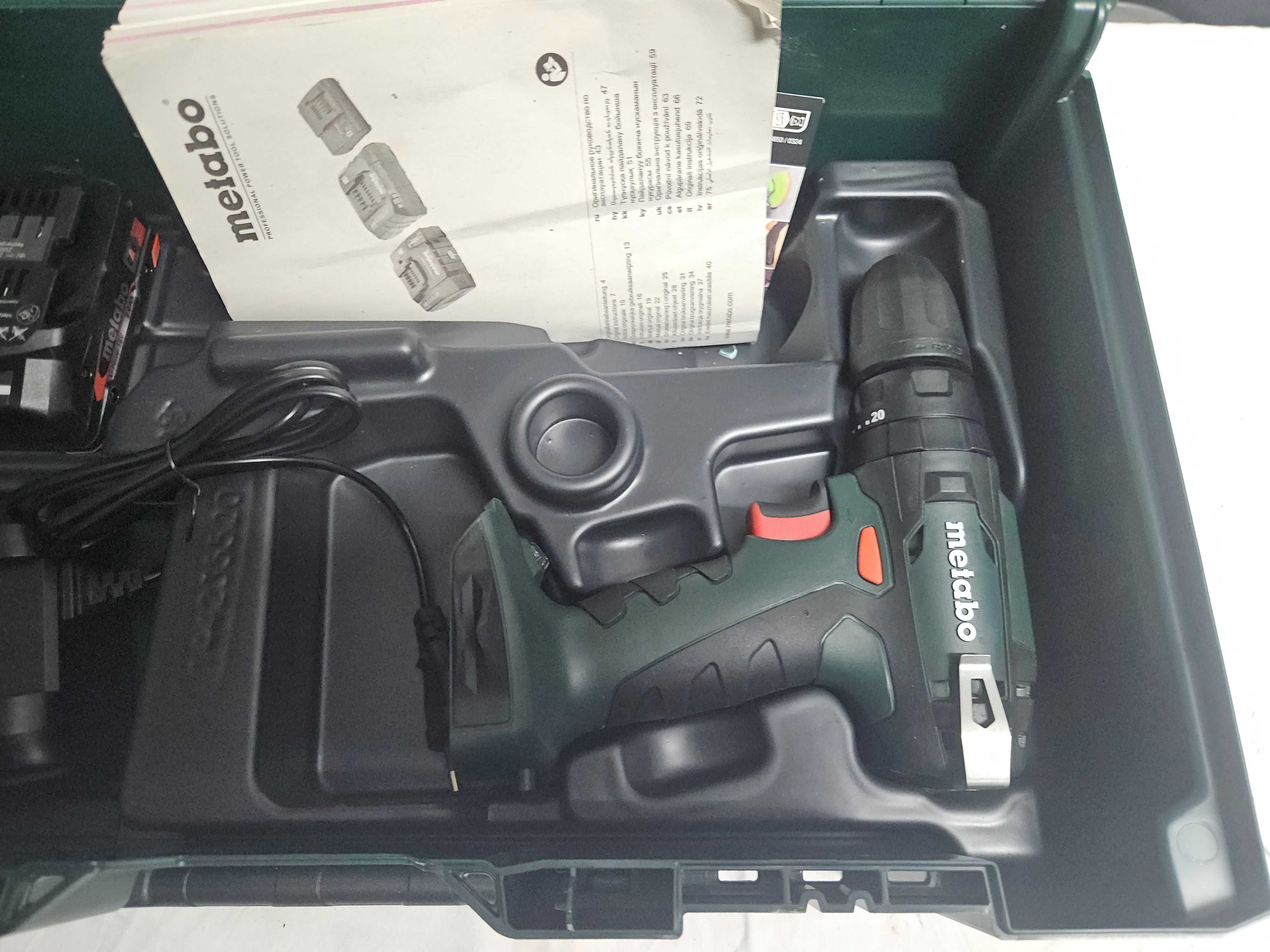 Metabo Máquina Furar a Bateria NOVA