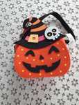 Halloween torebka torba ozdoba cukierki dekoracja dynia czaszka strach