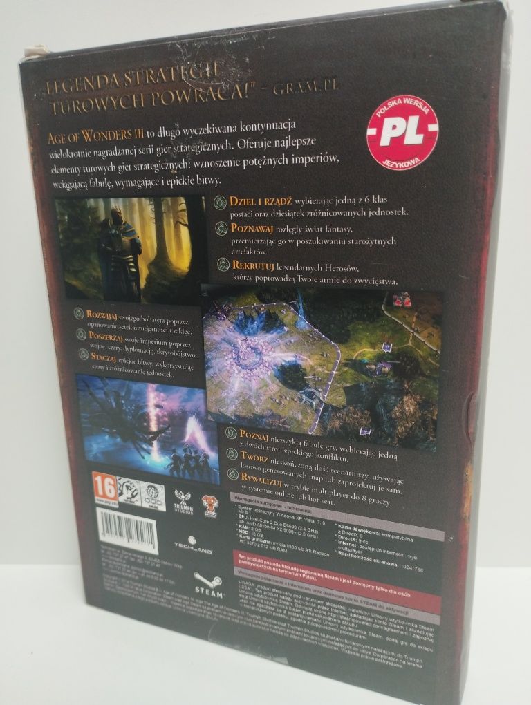 Gra PC Age of Wonders III PL kolekcjoner box