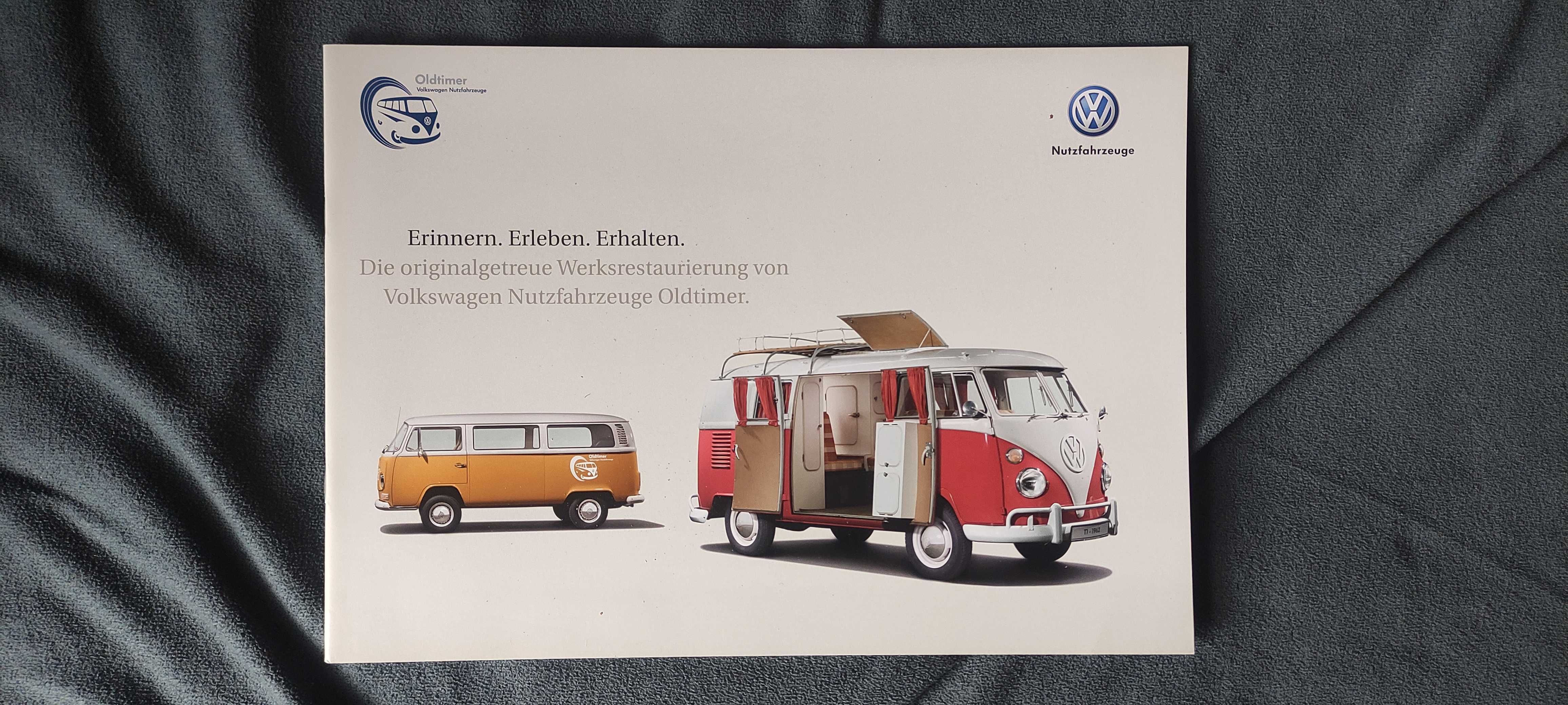 Prospekt Volkswagen Oldtimer Kamper