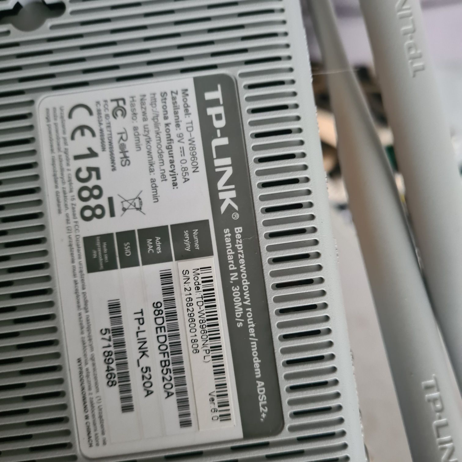 Router tp link Adsl2