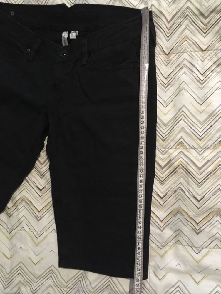 Джинсовые шорты женские чёрные размер 46