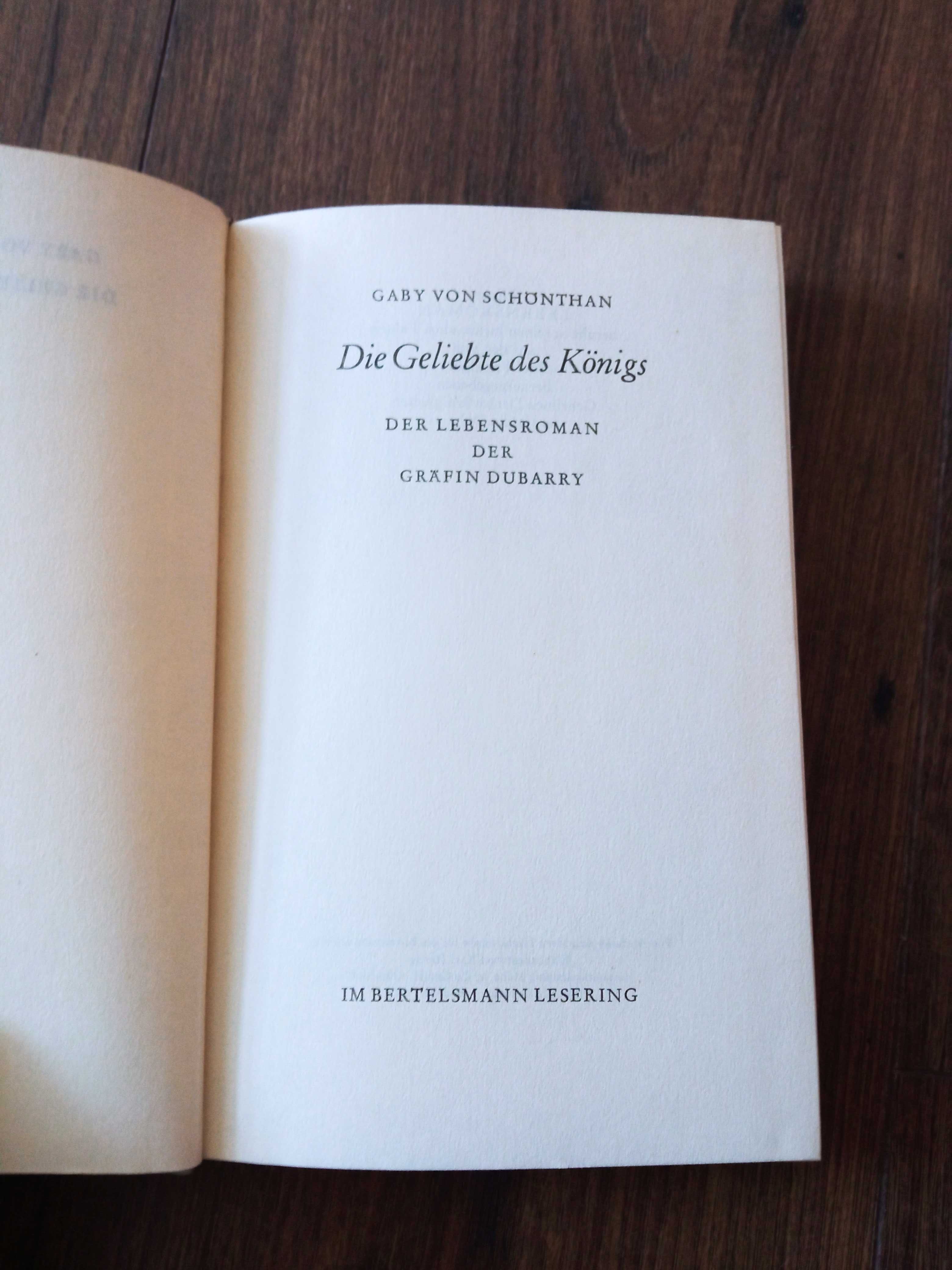 Die gelibte des königs gaby von schönthan książka po niemiecku