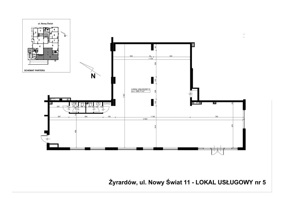Lokal usługowy w samym centrum ,przy stawie, idealny pod gastronomie .