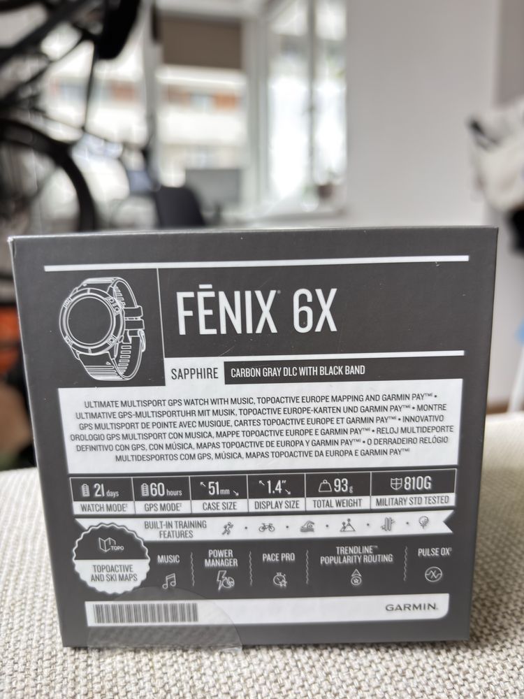 Garmin Fenix 6x Sapphire