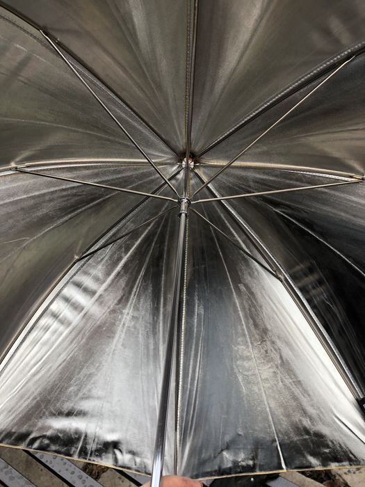 Зонт micropro 100 и 85 см золото-серебро