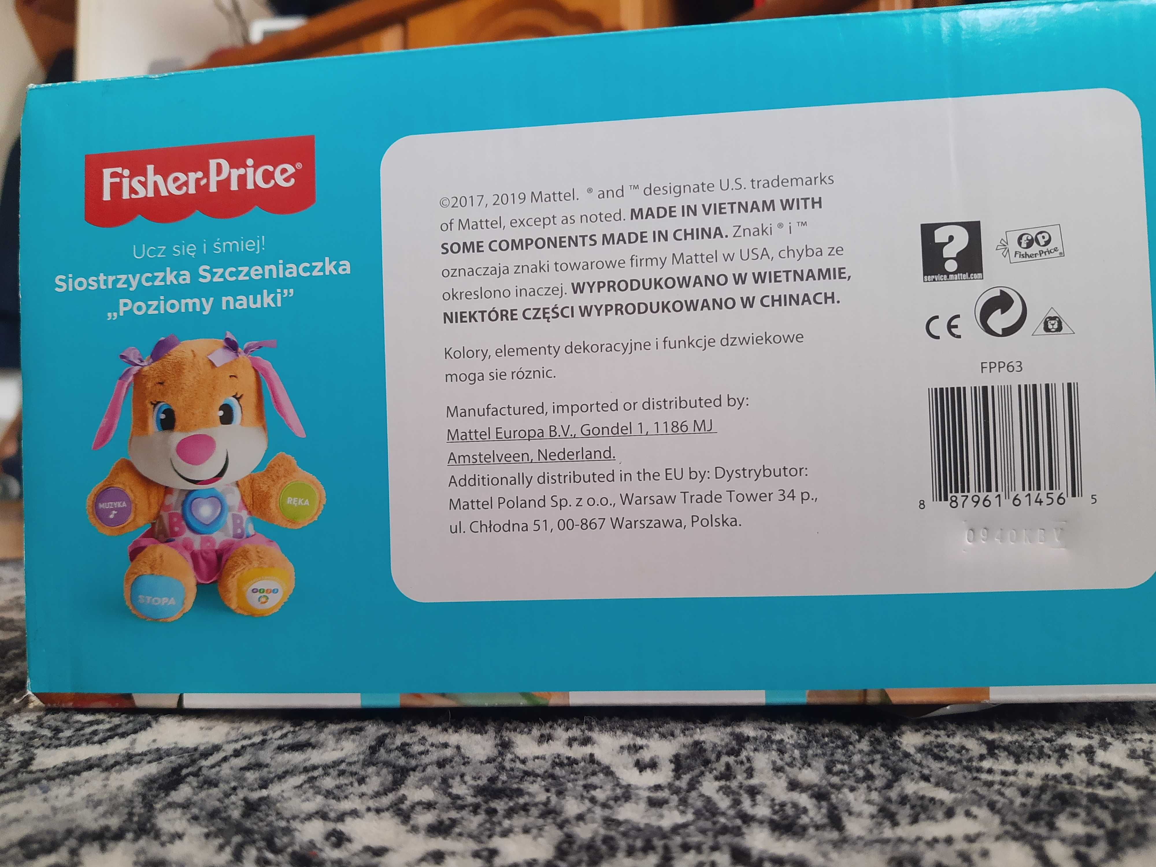 Fisher-Price, Interaktywna maskotka Siostrzyczka Szczeniaczka