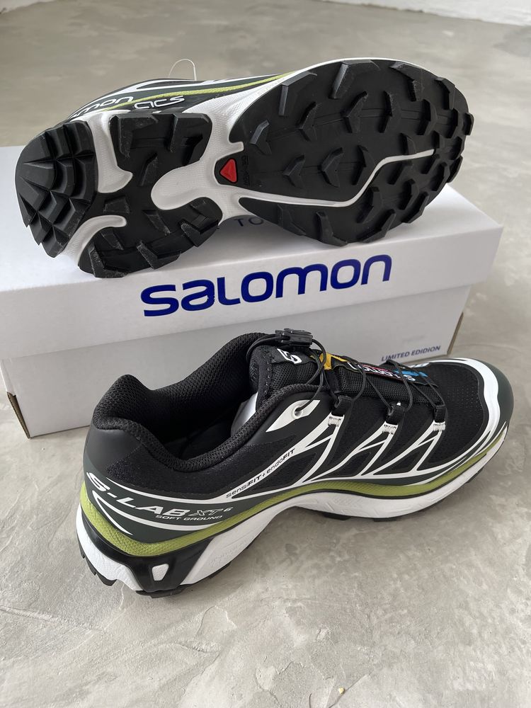 Кросівки Salomon S/LAB XT-6 Black/White/Green