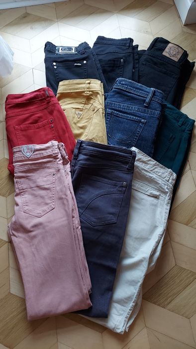 Spodnie jeans, zestaw 10 szt.