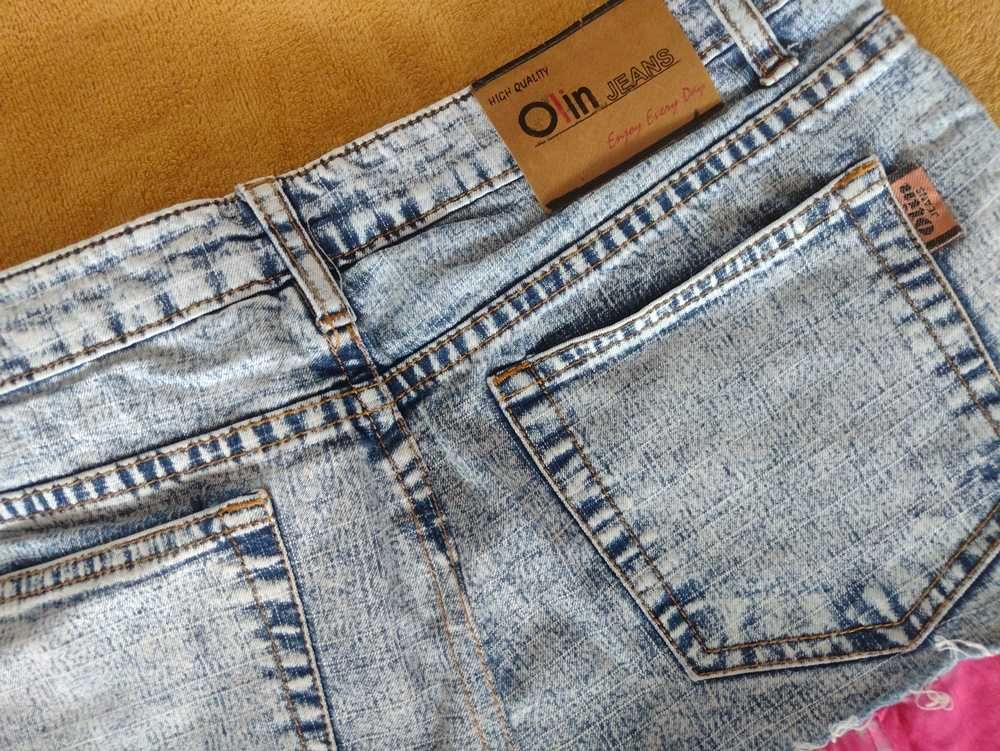 Długa spódnica JEANS +BAWEŁNA roz. M/38