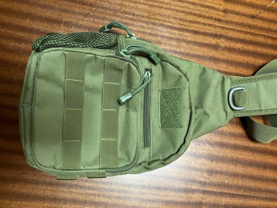 Нагрудная EDC сумка+подсумок (однолямочный рюкзак). Сумка для военных.