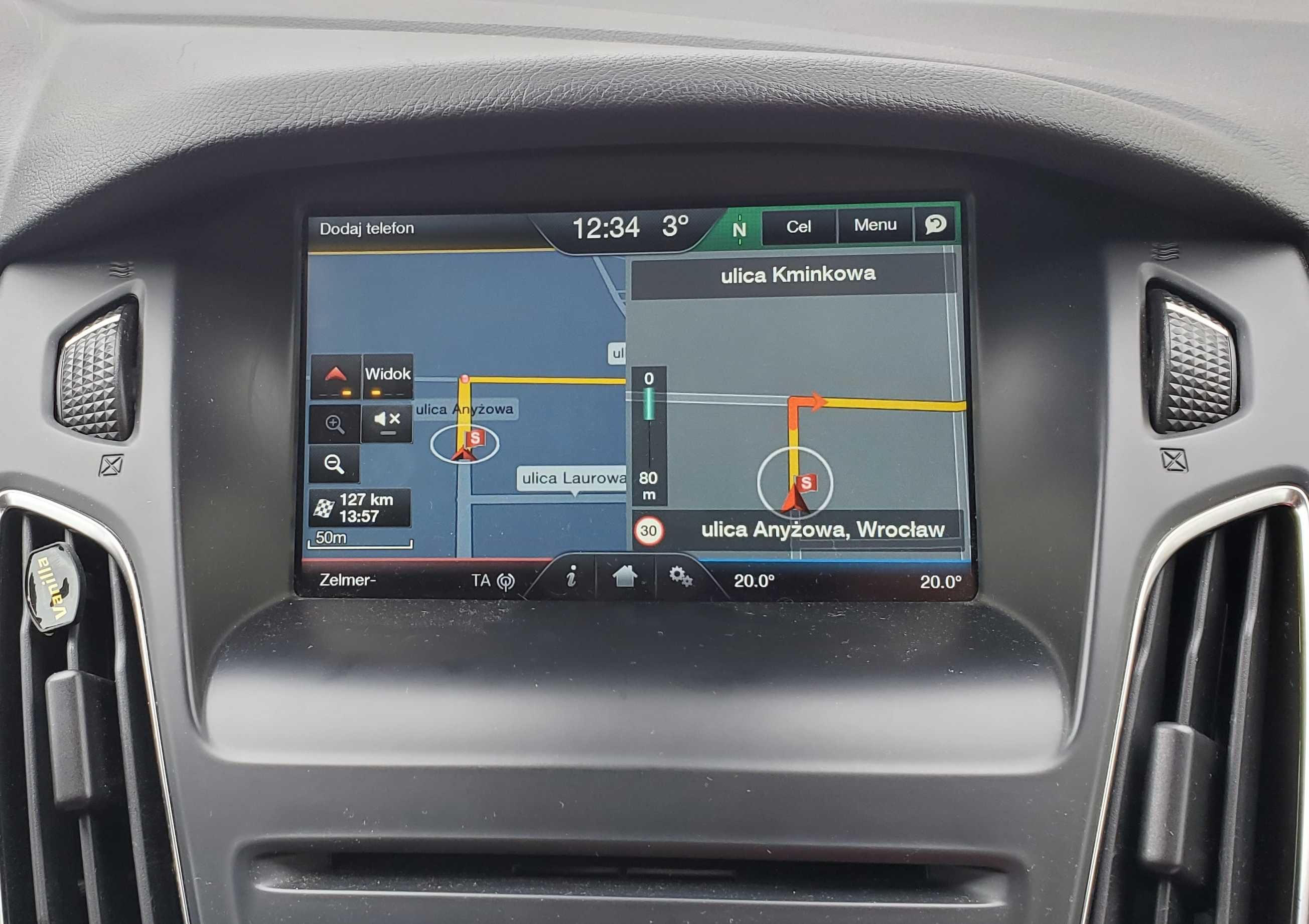 Ford SYNC2 Aktywacja NAWIGACJI Mapa EU F11 Nawigacja WROCŁAW