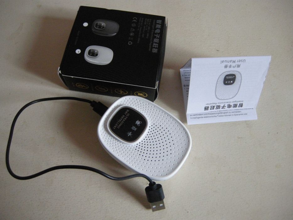 Ультрозвуковой отпугиватель тараканов, мышей відпугувач USB-вход