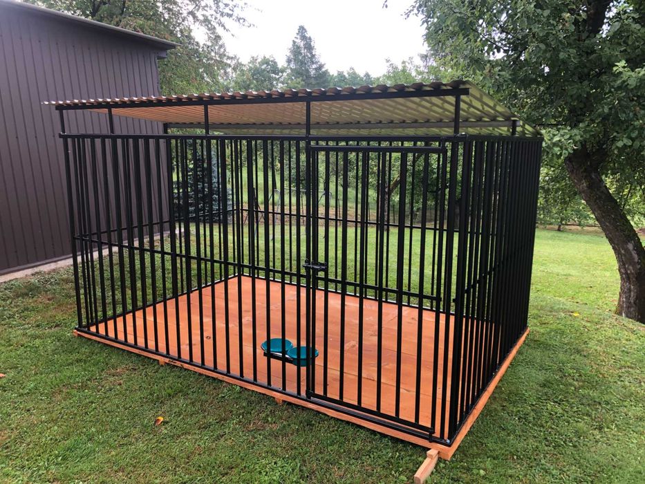 kojec dla psa solidny mocny czarny