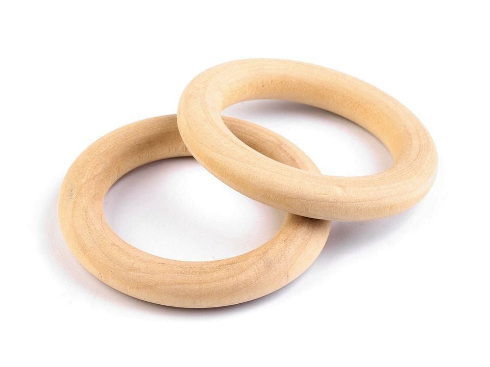 Kółko drewniane do makramy Ø33 mm ( 1 szt )