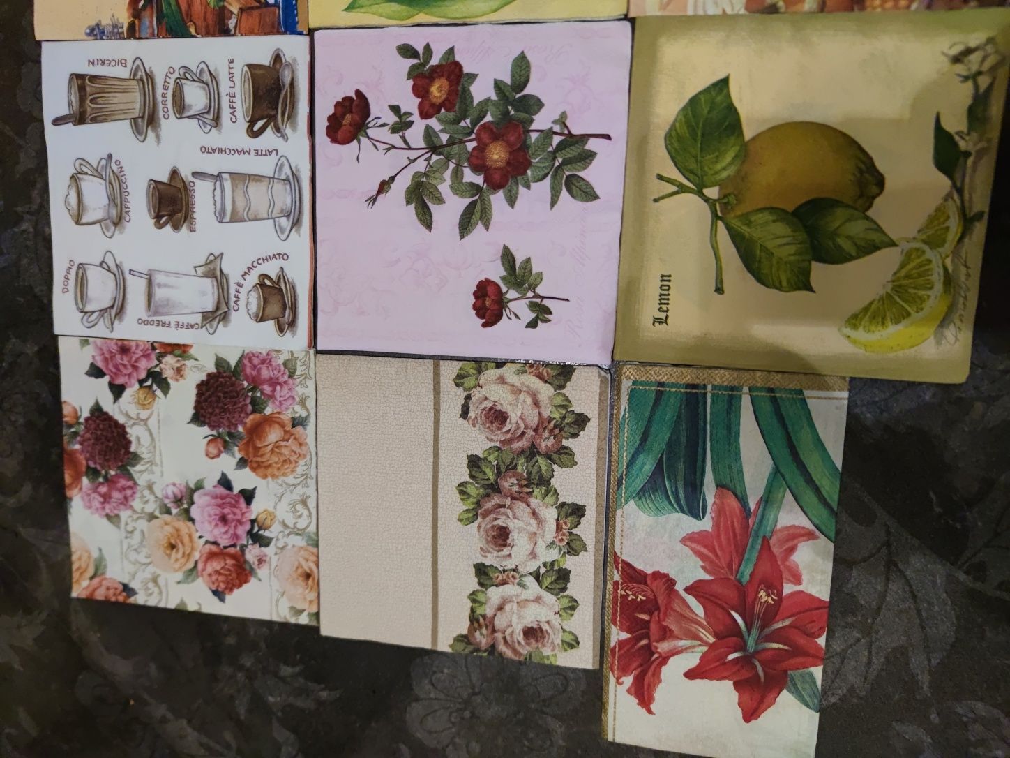 Zestaw serwetek do decoupage 15 sztuk