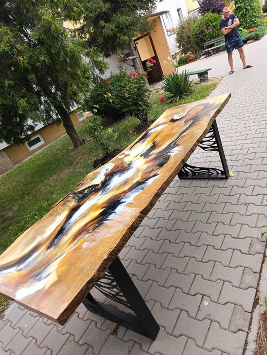 Stół dębowy monolit