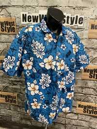 Koszula hawajska kwiaty 3XL  #DużeRozmiary