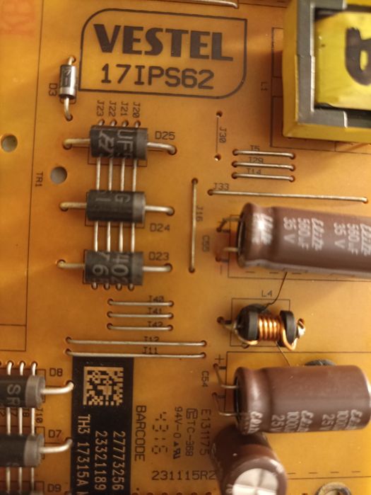 TV Kunft 32 polegadas 32VDLM15 - peças