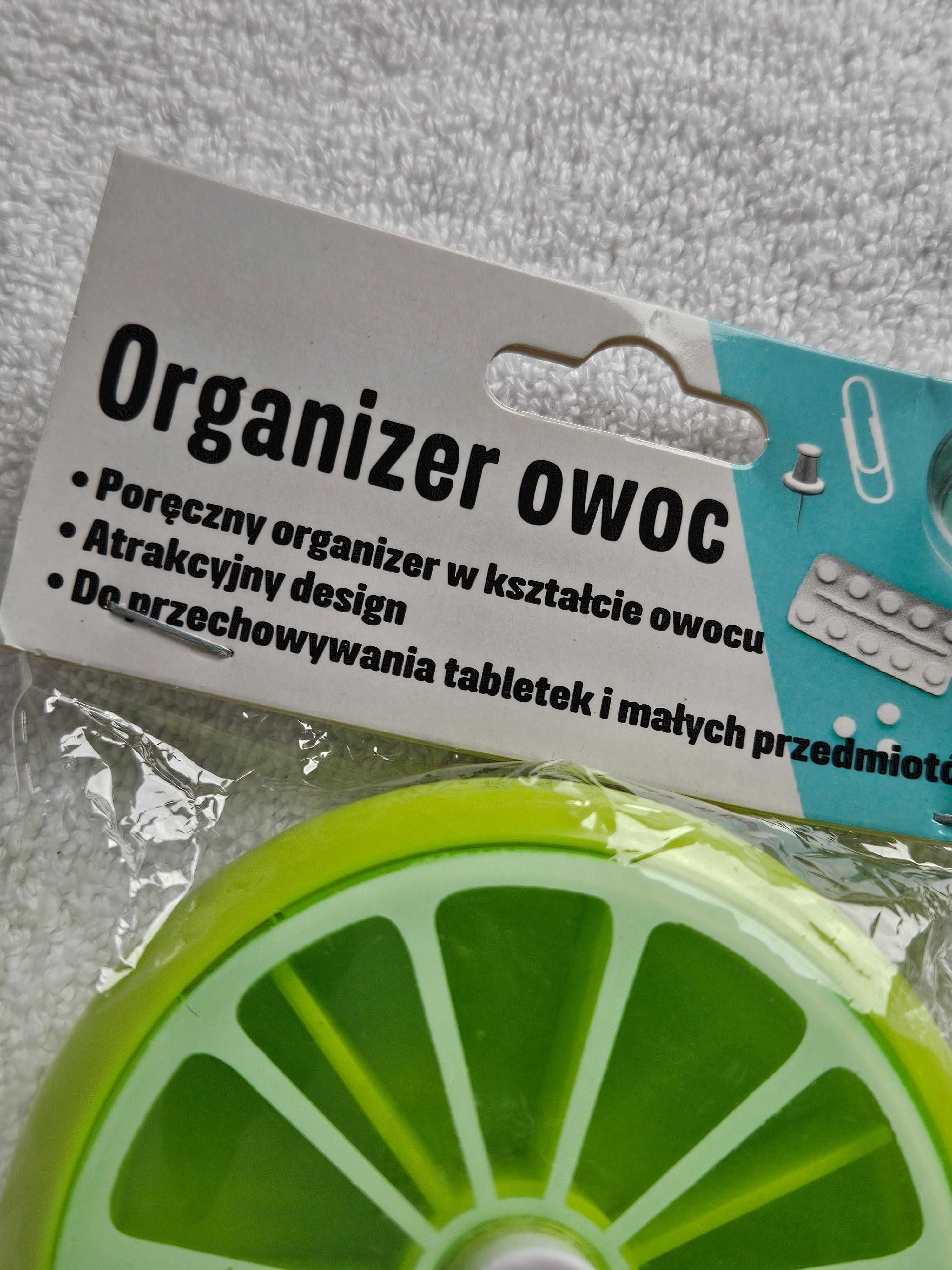 organizer do leków zielony owoc