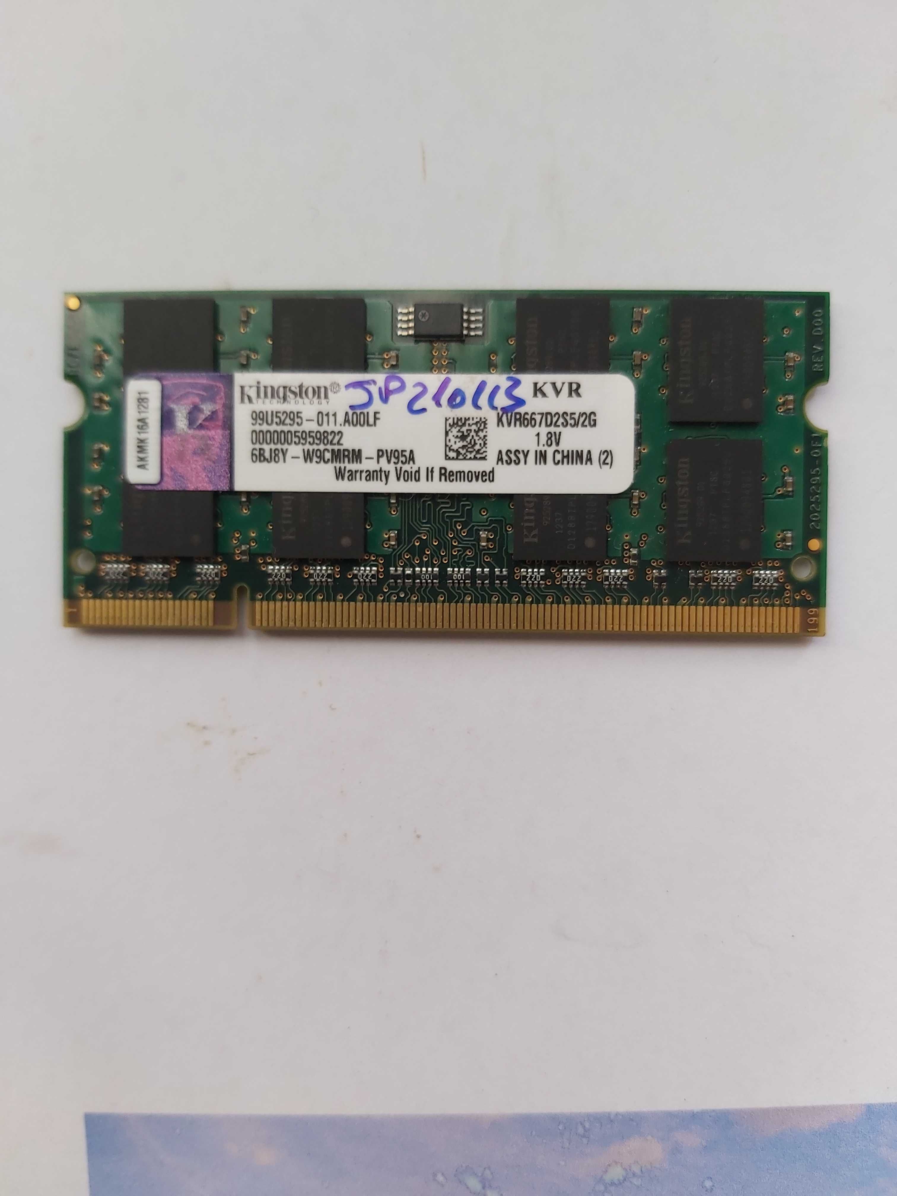 Memoria RAM para portátil 512MB e 2GB