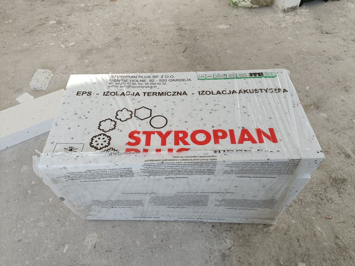 Styropian podłogowy 6cm Styropian Plus