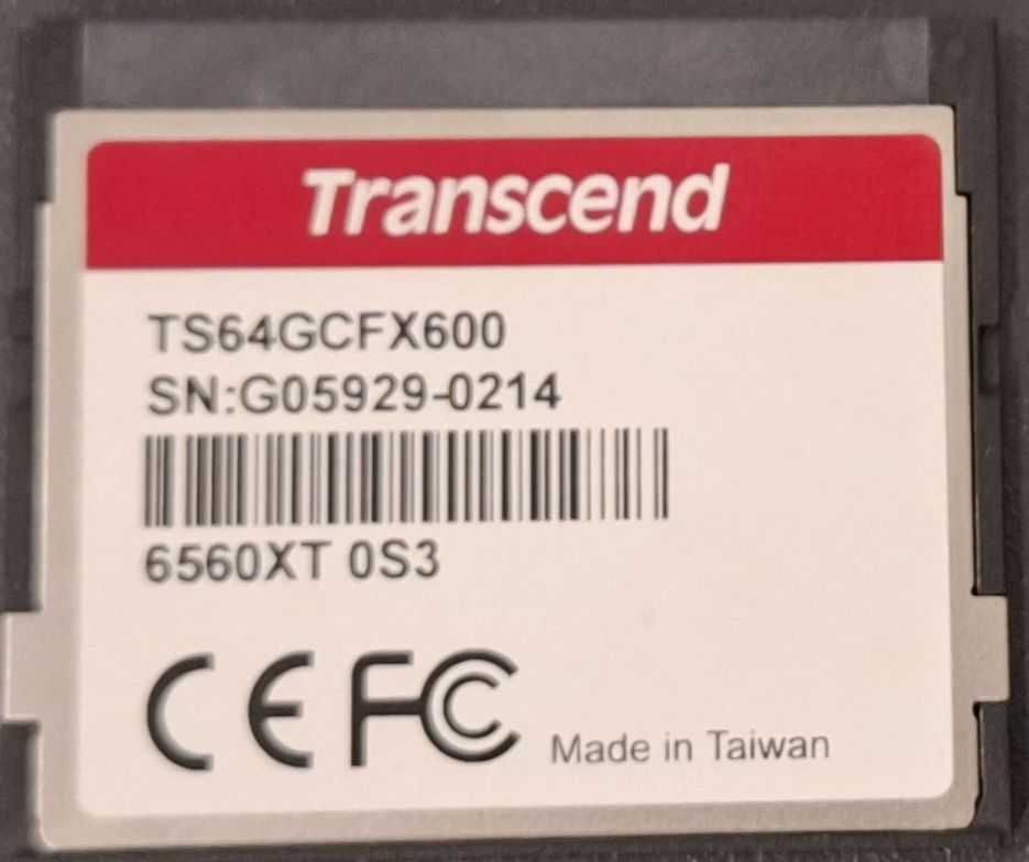 Картка пам'яті Transcend CFX600 64ГБ CFast 2.0 (TS64GCFX600)