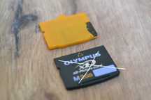 karta + adapter xD na microSD 4GB przejściówka karty MASD do Olympus