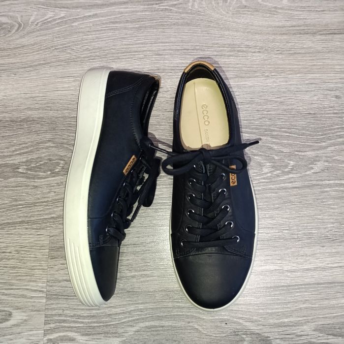 Чоловічі шкіряні кеди Ecco Soft 7