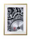 Ramka aluminiowa z plexi 29.7x42 cm, złota. Frames factory