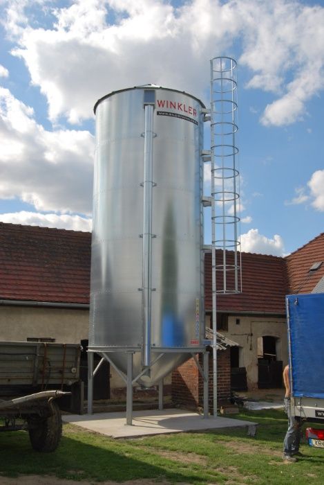 Silos zbożowy, lejowy, bin's cemenciak