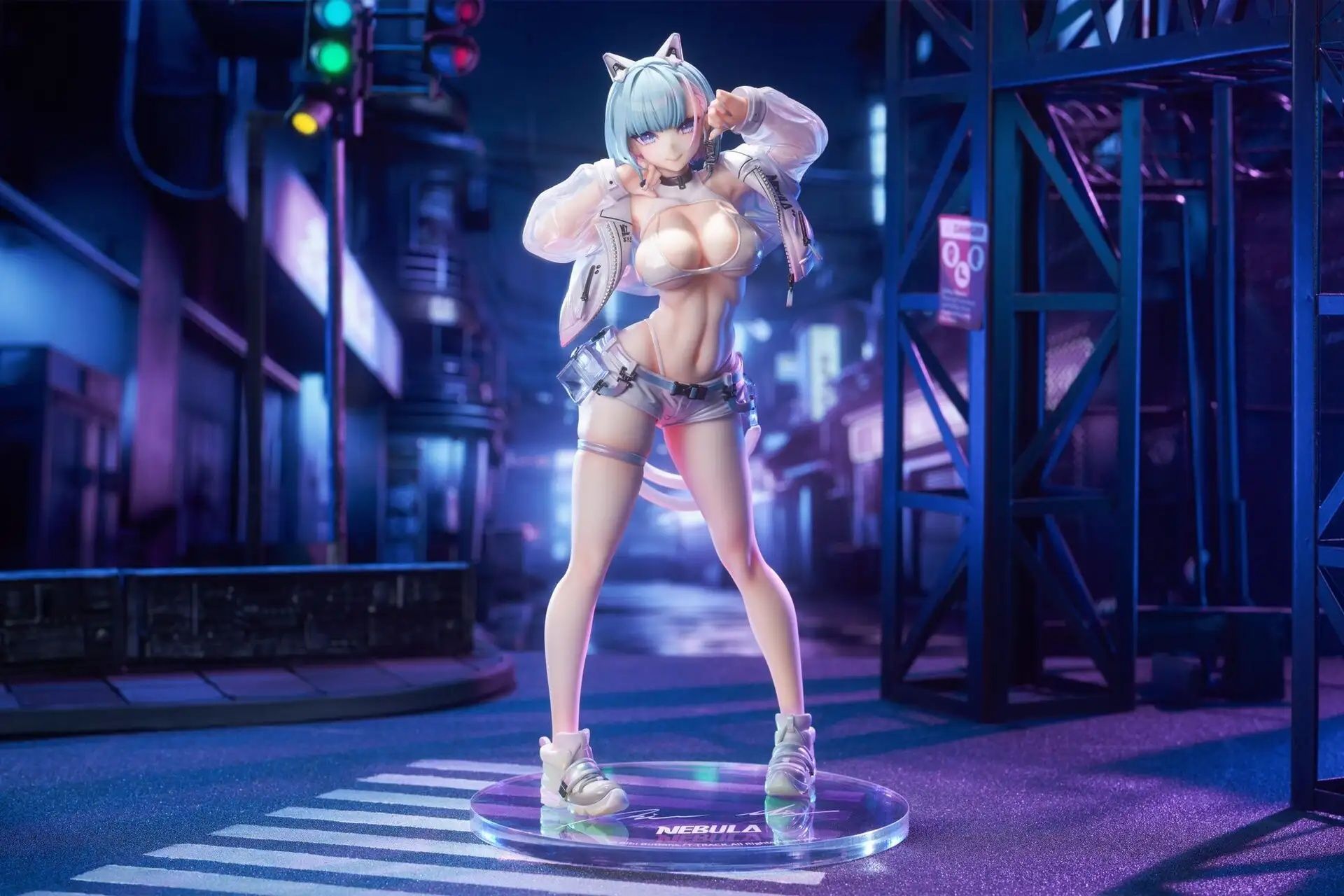 Оригинальная аниме фигурка Kin Mirai - Nekomata Miu 26 см