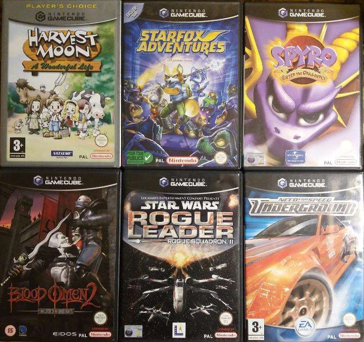 Lote Jogos Nintendo Gamecube