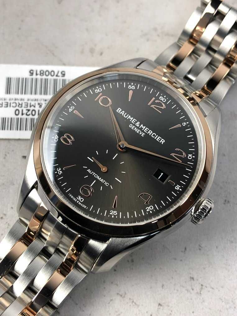 Zegarek męski Baume & Mercier Clifton Automatic złoty M0A10210 OKAZJA!