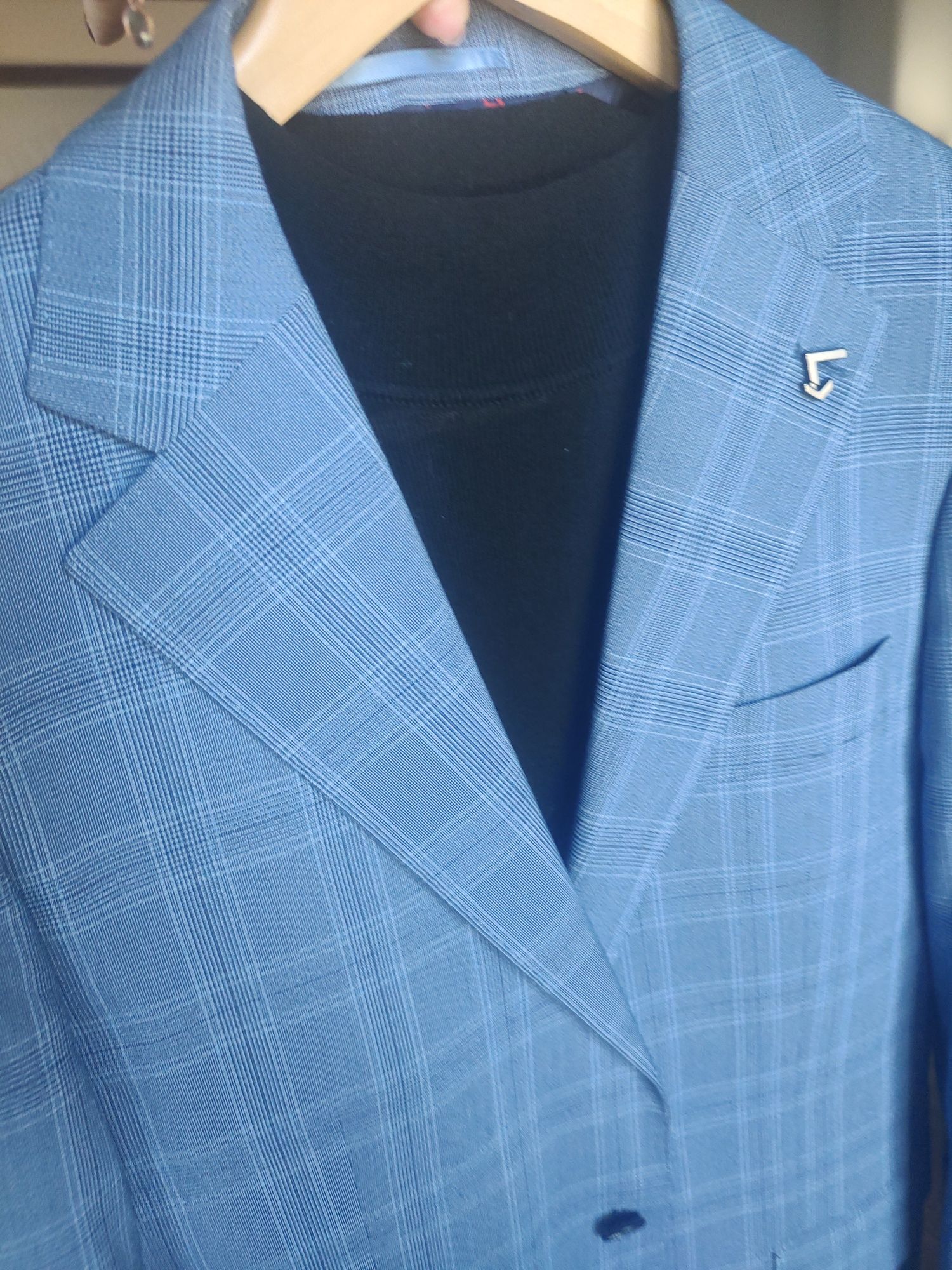 Czarny półgolf Marcin Celio 100 % wełna merino