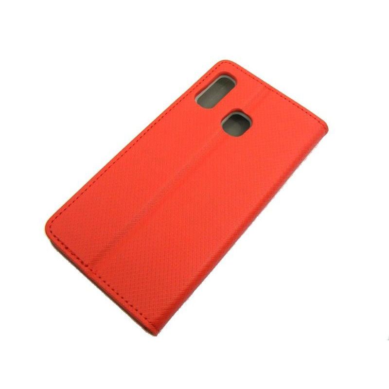 Etui Kabura Smart Case Book Do Samsung A20E Czerwony