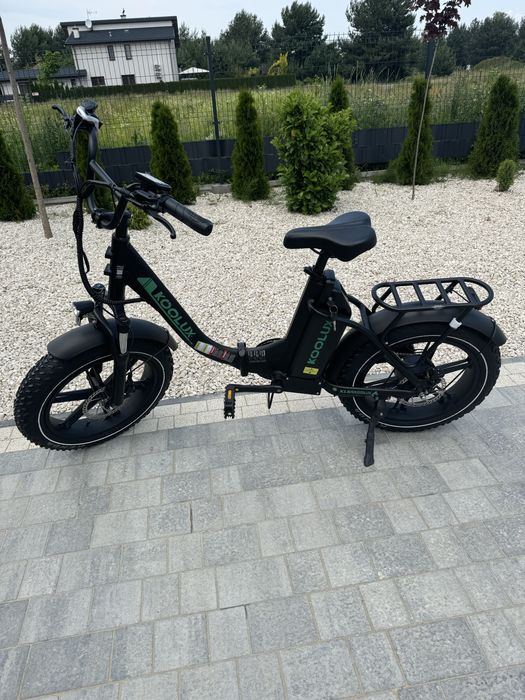Rower elektryczny KOOLUX składany 48V 15,6Ah koła 20x4.0