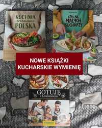 3 duże książki kucharskie nowe wymienię