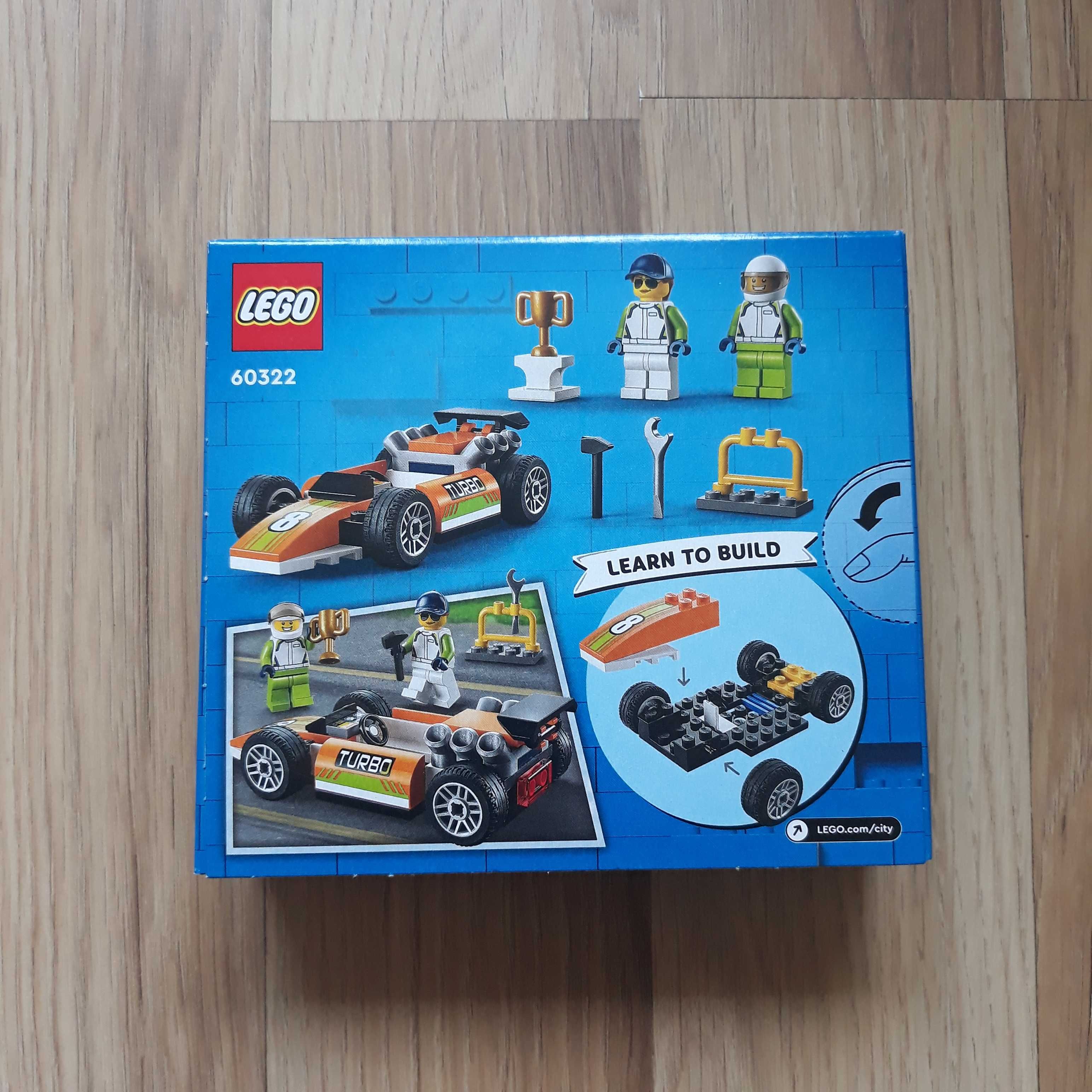 Klocki Lego City 60322 samochód pojazd auto zabawka wyscigowka