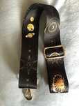 Pasek do torby torebki Design, Black/Cosmos