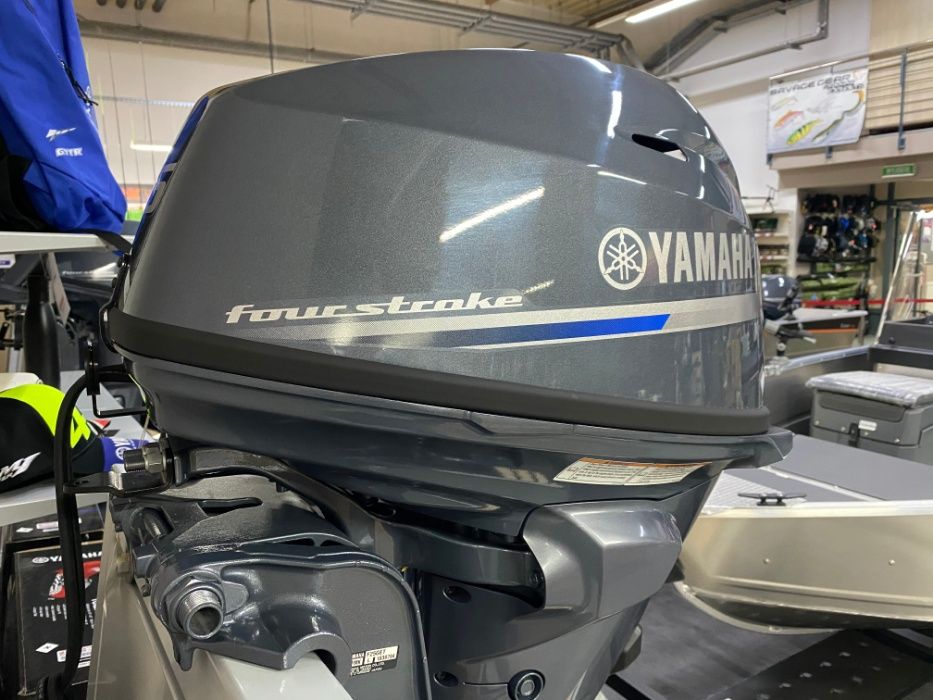 Yamaha silnik zaburtowy F25GETL sterowany przez manetkę. Dealer Gorzów