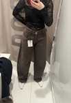 Коричневі Штани Stradivarius Loose fit