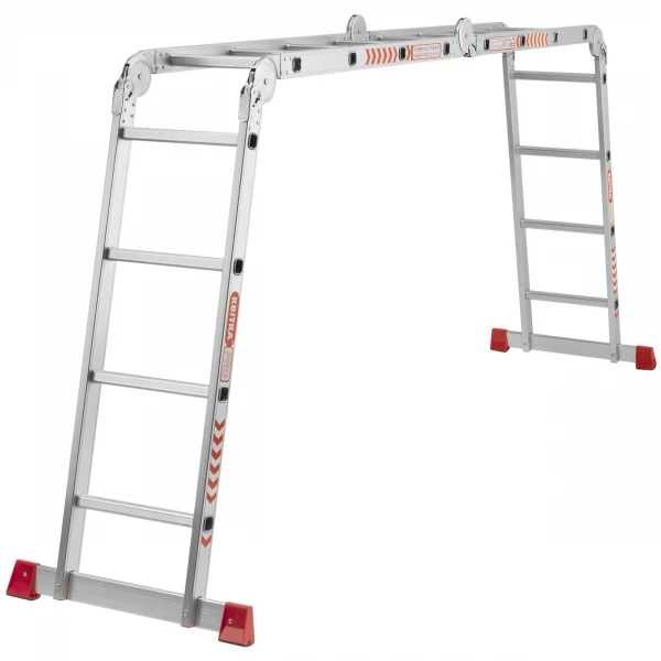 Драбина алюмінієва-трансформер Квітка PRO 4х4