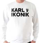 Bluza męska Karl Lagerfeld biała model Ikonik