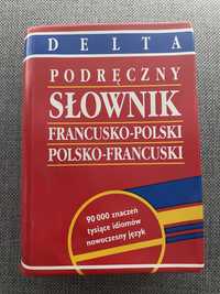 Słownik francusko-polski polsko-francuski Delta nowy